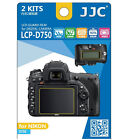 JJC LCP-D750 polycarbonate LCD Film Screen Protector For Nikon D750 2 Pack