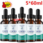 5 Pack - Cortexi Drops - For Ear Health, Hearing Support, Healthy Eardrum 2 oz
