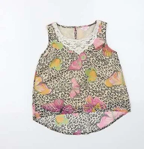 Miss Evie Girls Animal Polyester blend Blouse Size 9-10 Year - Picture 1 of 12