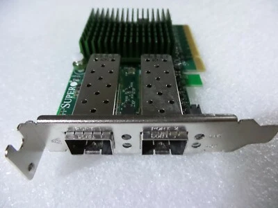 Supermicro AOC-STGN-I2S Dual Port - 10GbE SFP+ Lp PCIe-x8 Ethernet  - Image 1 of 2
