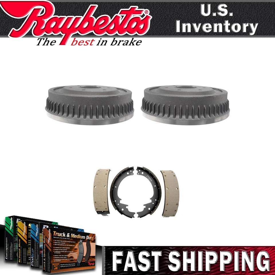 Kit trasero Raybestos tambores de freno y zapatas de freno para Jeep J20 1975 1974 Foto 1 de 4