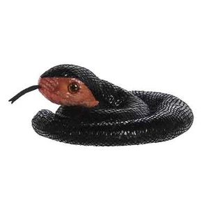 Aurora - Mini Flopsie - 8" Bella Black Snake Adorable Stuffed Animal - Picture 1 of 5