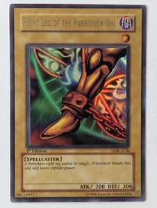 Rechtes Bein der Verbotenen LOB-A120 1. Auflage Ultra Rare DE VG YUGIOH - Bild 1 von 1