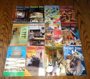 Nutshell News Miniature Dollhouse Magazines Complete Year 1989 Scale Miniatures - Picture 1 of 1