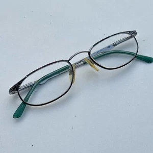 Monturas para gafas Safilo Elasta, vintage, tono plateado, grabadas - Imagen 1 de 8