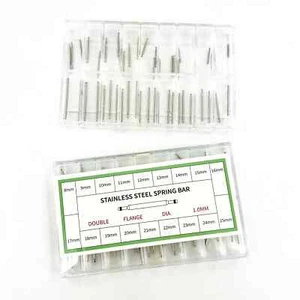 Varillas de resorte para reloj en caja 8-25 mm, 1,0 mm de grosor, 54 piezas de repuesto para correa - Imagen 1 de 1