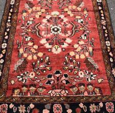 3'5 x 9'4 Amazing Vintage S Antique Hand Knotted Oriental Wool Carpet Runner Rug