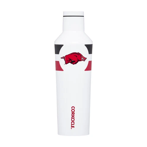 Corkcicle NCAA 16oz Arkansas Razorbacks Triple Insulated Stainless Steel Tumbler Cover