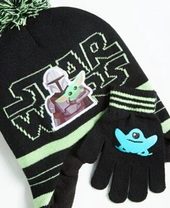 Star Wars Mandalorian Berkshire Little Boys Beanie Hat and Glove Set - Picture 1 of 1