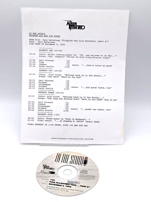 Paul McCartney - In The Studio - Show 124 - rare CD Radioshow (USA) - Bild 1 von 4