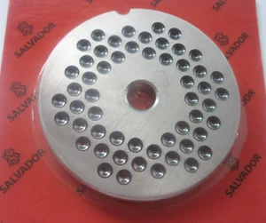 HECHO EN ITALIA #22 x 1/4" (6 mm) agujeros hamburguesa agujero molinillo placa - Imagen 1 de 1