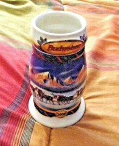 COLLECTIBLE BUDWEISER STEIN YEAR 2000 WITH COA IN ORIGINAL BOX  BEER MUG - Picture 1 of 4