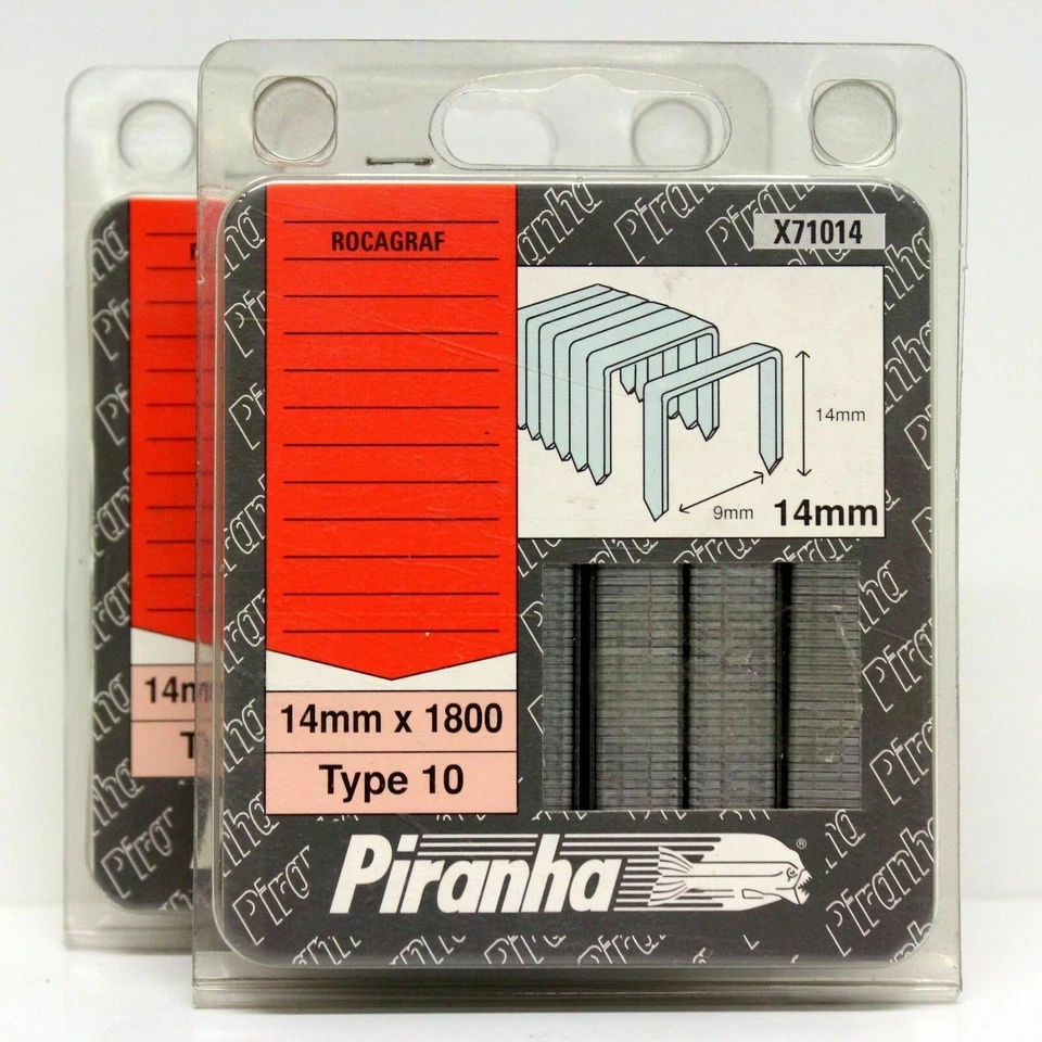 Agrafes Black & Decker X71014 Type 10 14Mm Rocagraf ROC 55 ROC 310 (2 Paquets) - Photo 1/1