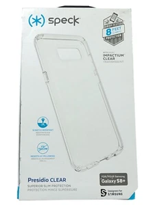 W4. Speck Presidio Clear Series Case for Samsung Galaxy S8 Plus - Clear - Picture 1 of 4