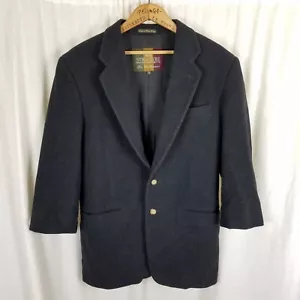 Structure Le Collezioni Wool Cashmere Sport Coat Blazer Jacket S Italy Charcoal - Picture 1 of 8