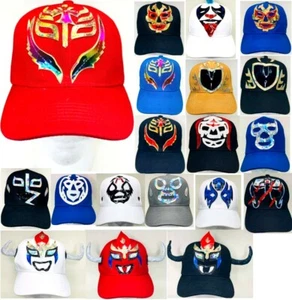 Lucha Libre Lucha luchadores mexicanos gorra Mysterio Santo Rayo Tinieblas y más Gorra - Imagen 1 de 23