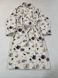 TJ Lawford Floral Terry Cloth Robe 100% Cotton Full Length M (Belt Not Original) - Bild 1 von 18