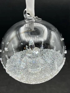 Swarovski 5241591 Christmas Bauble 2017 Candle Ornament 8.9cm In Original Box - Picture 1 of 14