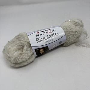 1 Madeja Corazón Rojo Boutique Rigoletto Lentejuelas Hilo-Crema 3101 8 yardas Y2k Sombrero Hilo - Imagen 1 de 11