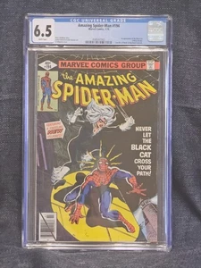 Amazing Spider-Man #194 CGC 6.5 White Pages 1st Black Cat - Picture 1 of 2