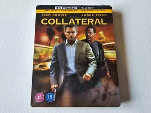 Collateral 4k + Blu Ray Steelbook Limited Edition Tom Cruise Jamie Foxx SEALED - Picture 1 of 10