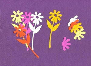DAISY tall die cuts scrapbook cards - Picture 1 of 1