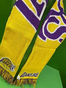 NBA Los Angeles Lakers FOCO Diseño Marca Acrílica Bufanda Nueva con Etiquetas - Imagen 1 de 3