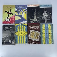 8 x The Stories of the Ballets Hard Cover Mini Books 1949-1960 Swan Lake ect
