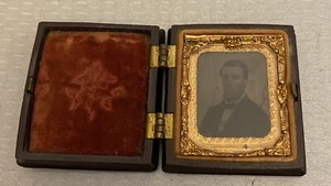 Estuche Littlefield Parsons Union 1857 caballero tinte Abe Lincoln parecido 2" - Imagen 1 de 14