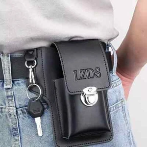 Bolso de Cintura de Moda Color Sólido y Patrón de Letras, Bolso de Cintura Duradero para Viajar - Imagen 1 de 6