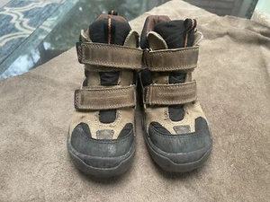 Ecco Baby Boy Shoes Adjustable Brown Booties US 13 / EUR 30 - Picture 1 of 12