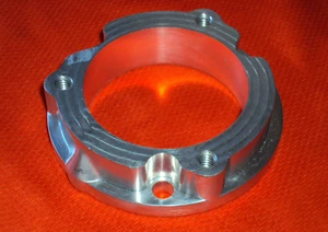 Adapter making a S&S Super E/G Teardrop fit on a Harley CV40 carb - Picture 1 of 5