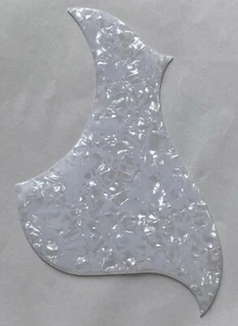 For Gibson Songwriter Acoustic Guitar Self-Adhesive Pickguard Crystal White - Picture 1 of 5