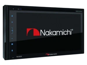 Nakamichi NA3605 6.8" Double DIN CD/DVD USB Receiver Apple CarPlay Android Auto - Picture 1 of 12