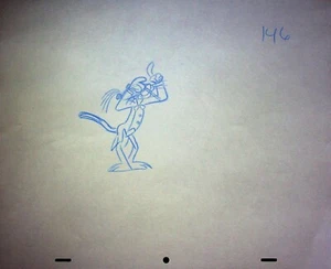 The Pink Panther 2 Film BOB KURTZ Eröffnung Produktion handgezeichneter Bleistift - Bild 1 von 2