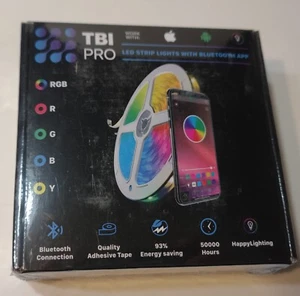 20 ft LED Strip Lights TBI Pro 12V w/ Bluetooth App Remote Control NEW - Picture 1 of 2