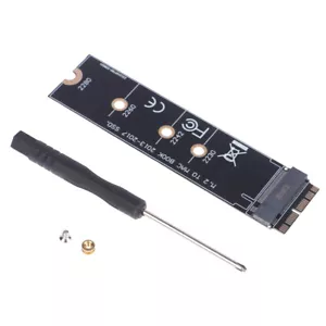 M2 Adattatore SSD M.2 PCIE NVME SSD Converter Card per Apple MacBook Air Pro - Picture 1 of 12