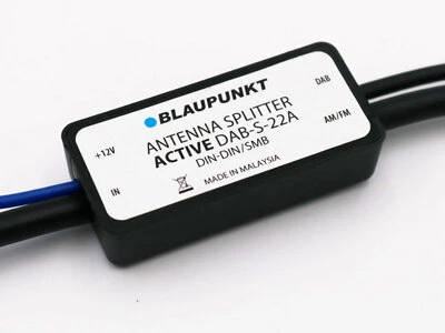 Blaupunkt Antenna Splitter Active DAB-S-22a DIN/DIN AM/FM DAB/DAB+ 2006017472609 - Image 1 of 3