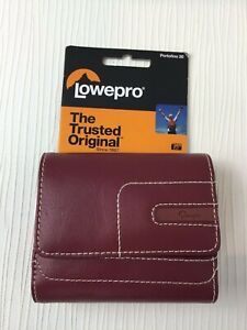 LowePro Leather Belt Pouch Bag Wallet Burgundy Red Portofino 20 NEW W324