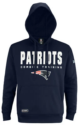 Sudadera con capucha New Era NFL para hombre New England Patriots 3 postes Foto 1 de 4