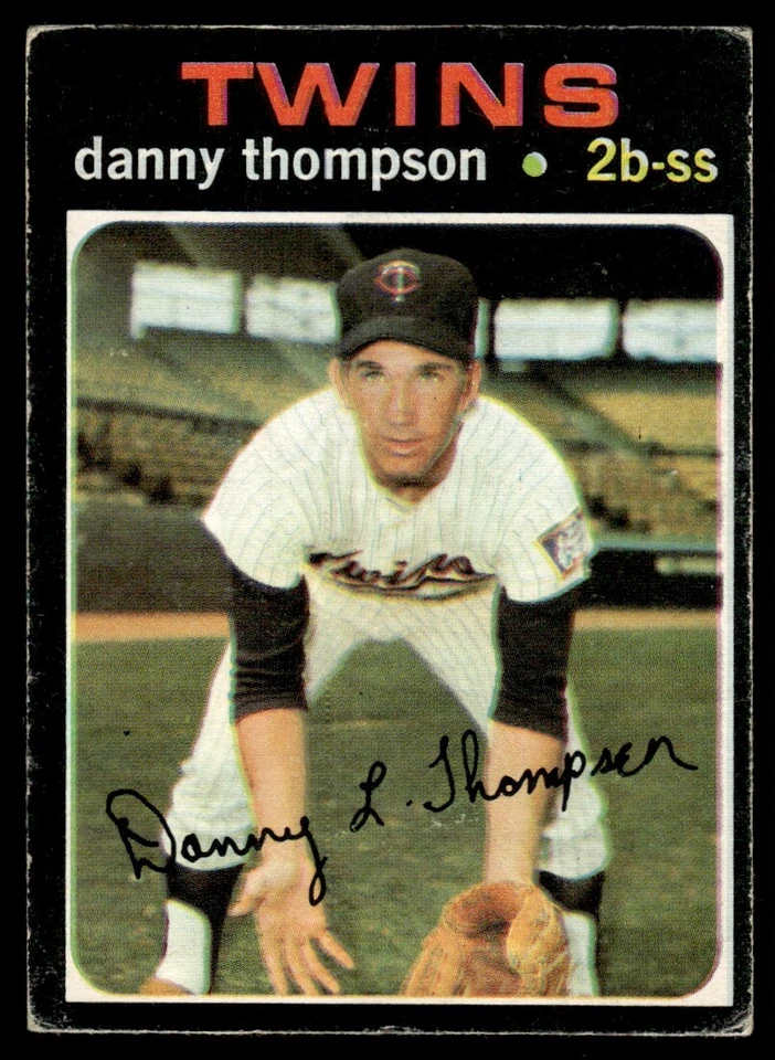 1971 O-Pee-Chee Danny Thompson Rookie Minnesota Twins #127 R179 - Image 1 of 2