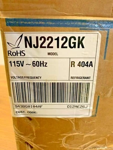 New Overstock Embraco Compressor Model # NJ2212GK 115v 60hz R404a - Picture 1 of 4