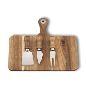 Ladelle Fromagerie Käse Servierset 4-teilig rechteckig Käse-Messerset Edelstahl - Bild 1 von 3