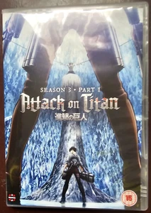 Attack on Titan- Season 3 - Part I DVD 2-DISC, BOXSET, 2021 1st Press near MINT! - Picture 1 of 3