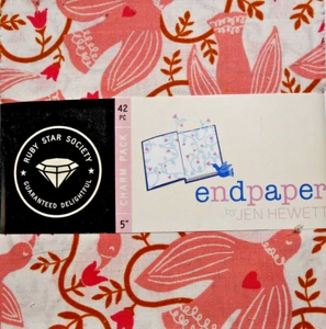 MODA FABRICS "endpaper" by Jen Hewett FOR RUBY STAR SOCIETY CHARM PACK BTCP - Picture 1 of 1