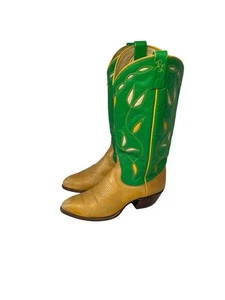 Vintage 70's Ralph Lauren Cowboy Western Boots Womens Size 7 - Picture 1 of 9