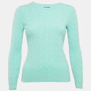 Polo Ralph Lauren Kids Mint Green Cable Knit Sweater 10-12 Yrs - Picture 1 of 7