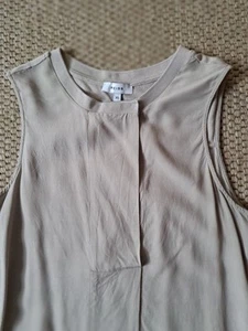 Reiss taupe sleeveless top SX - Picture 1 of 9