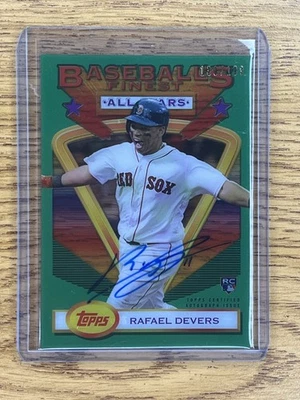 2018 Topps Clearly Authentic  - 1993 Finest Rafael Devers  /199 RC - Image 1 of 2