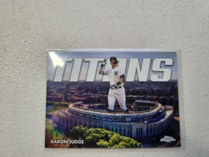 2023 Topps Chrome Update Titans Aaron Judge #CT-11 New York Yankees NM - Picture 1 of 2
